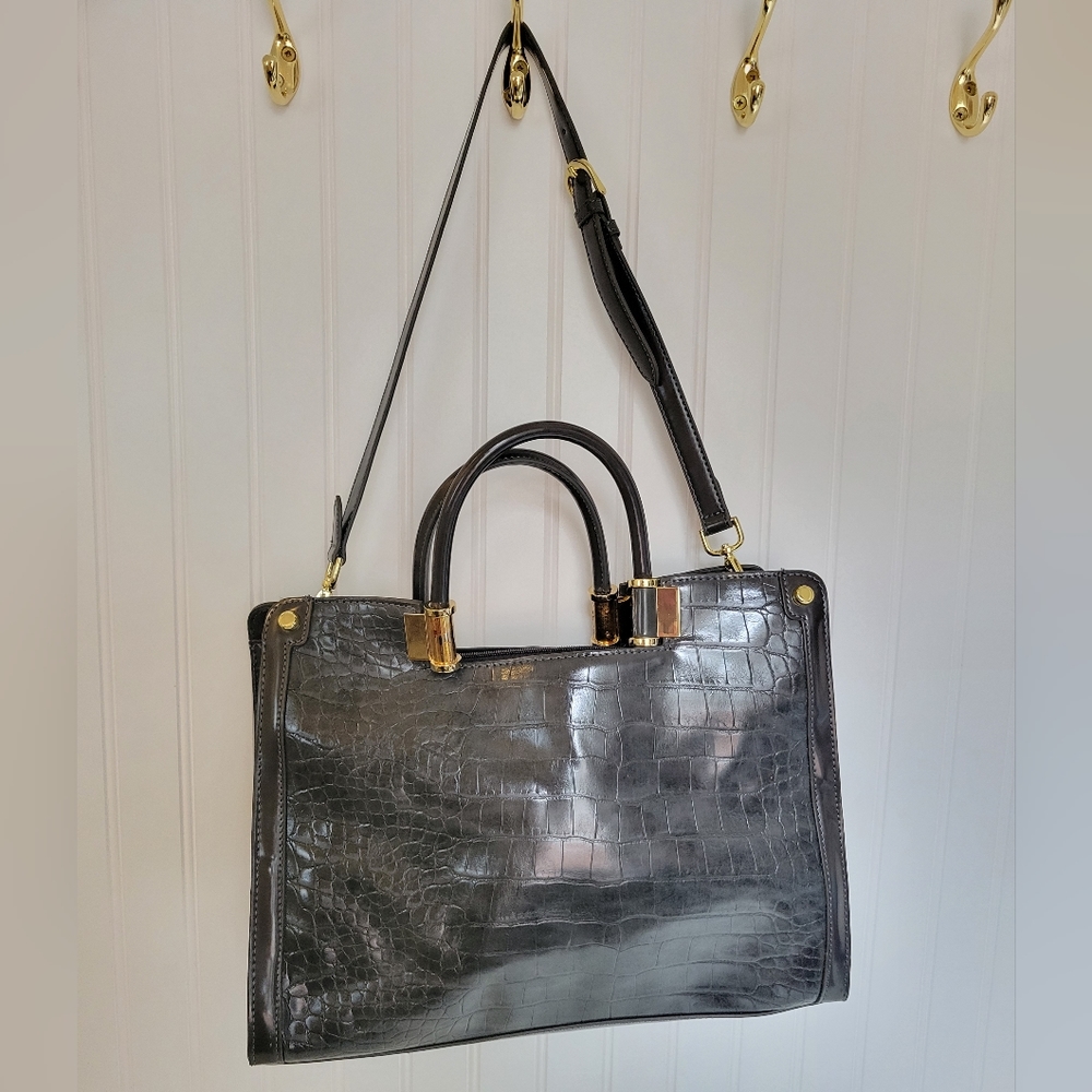 Ivanka Trump leather crossbody satchel